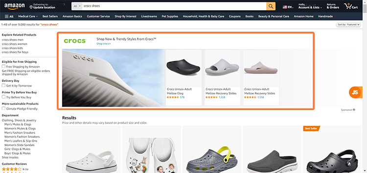 Sponsored-Brands-Headline-Search,-Amazon-Brand-Registry-Advertising-Features, Benefits of Amazon Brand Registry